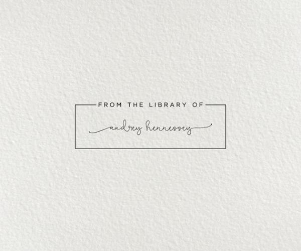 Custom Personal Library Book Stamp
