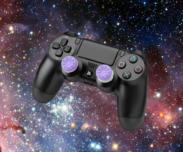 KontrolFreek PS4 Galaxy Purple Thumb Grib Extenders