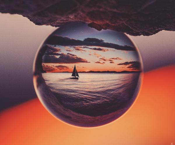 Lensball Crystal Ball