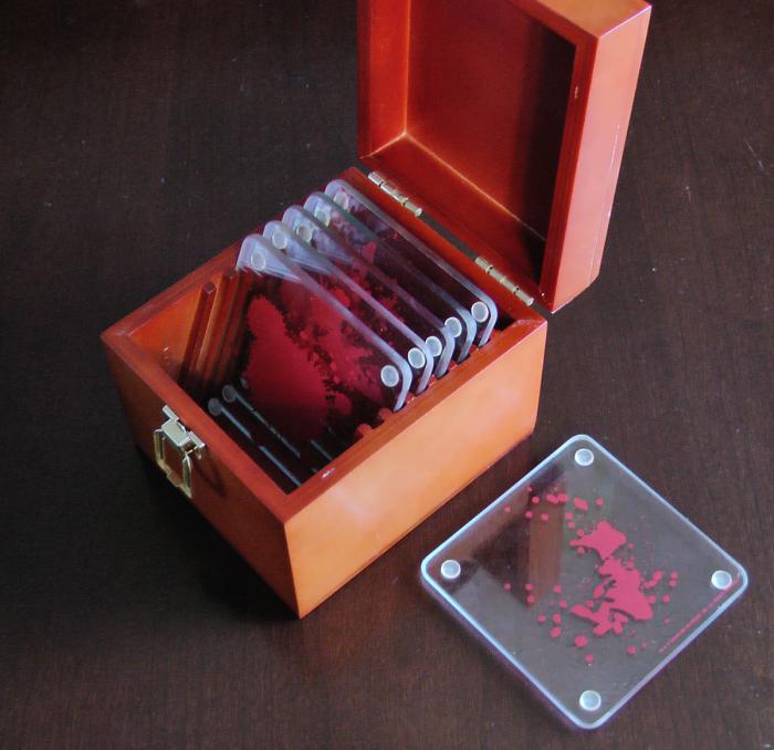 Dexter Blood Splatter Coasters