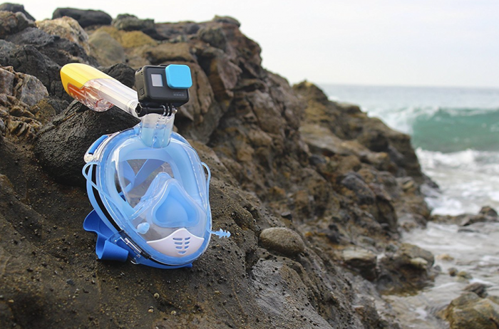 Orsen Snorkel Mask with Camera Mount