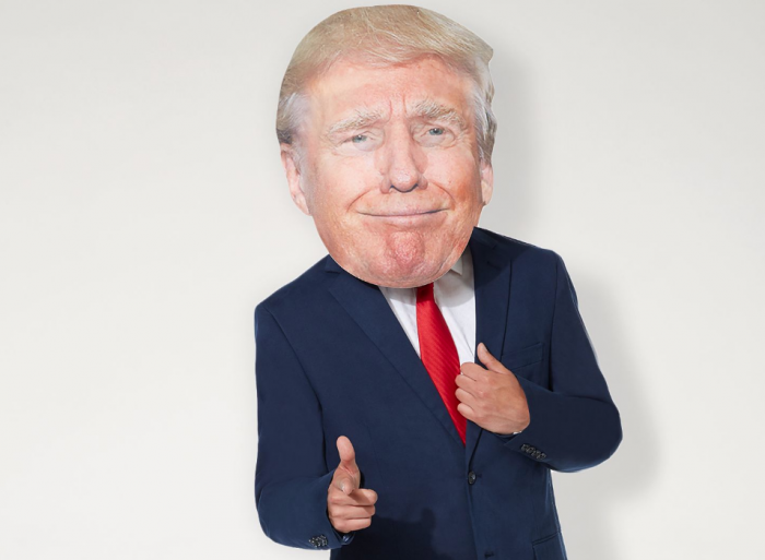 Smirking Donald Trump Mask