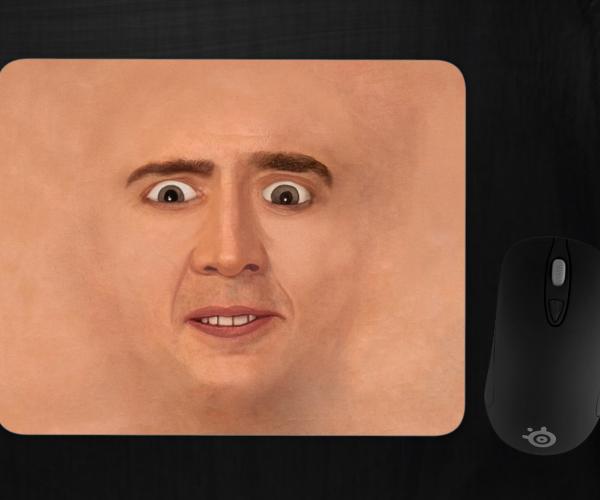 Nicolas Cage Face Mousepad