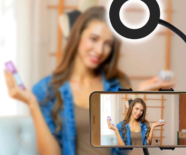 Phone & Ring Light Holder