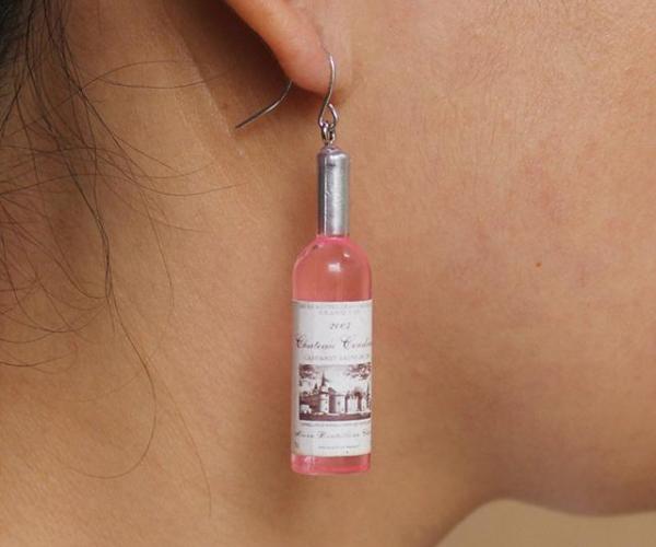 Wine Bottle Earrings
