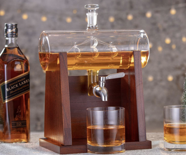 Ship in a Bottle Whiskey Decanter