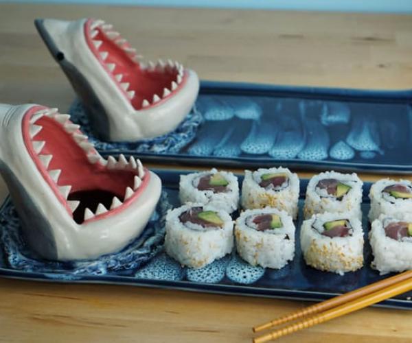 Shark Sushi Serving Platter