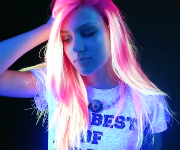 Glow in the Dark Hair Dye