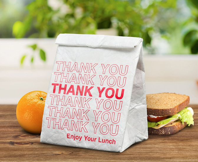 Thank You Lunch Bag
