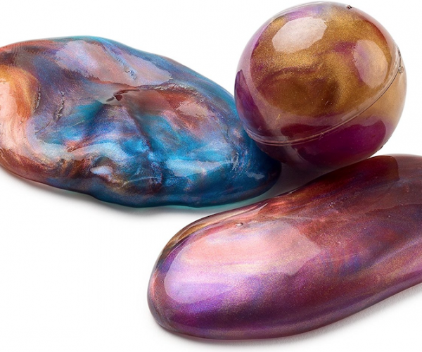 Rainbow Silly Putty Balls