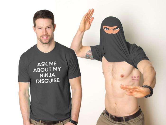 Ask Me About My Ninja Disguise T-Shirt