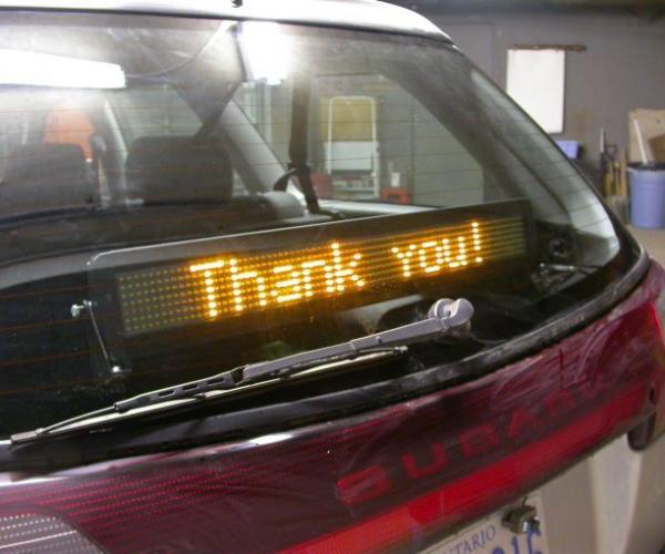 Car Message Light 