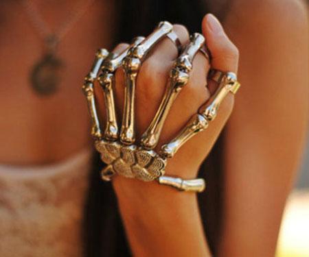 Skeleton Hand Bracelet