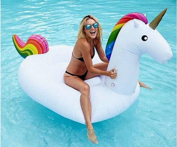Giant Inflatable Unicorn Pool Float 