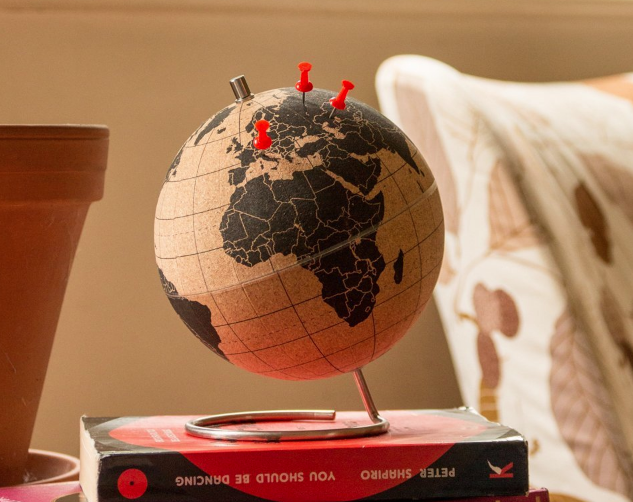 Mini Cork Globe with Pins