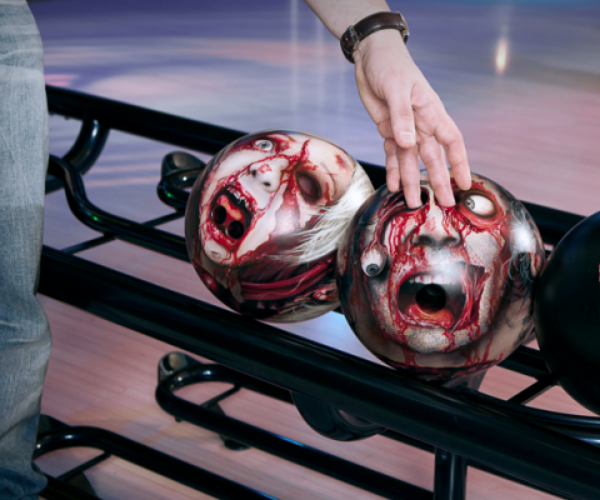 Zombie Head Bowling Ball