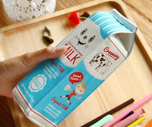 Milk Carton Pencil Case