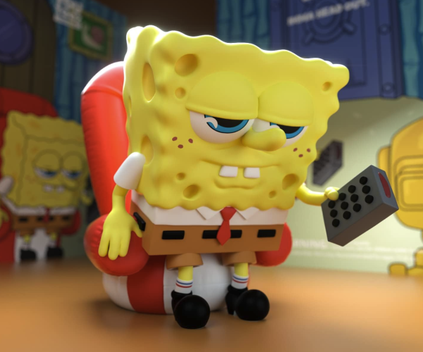 Spongebob Aight Imma Head Out Figure