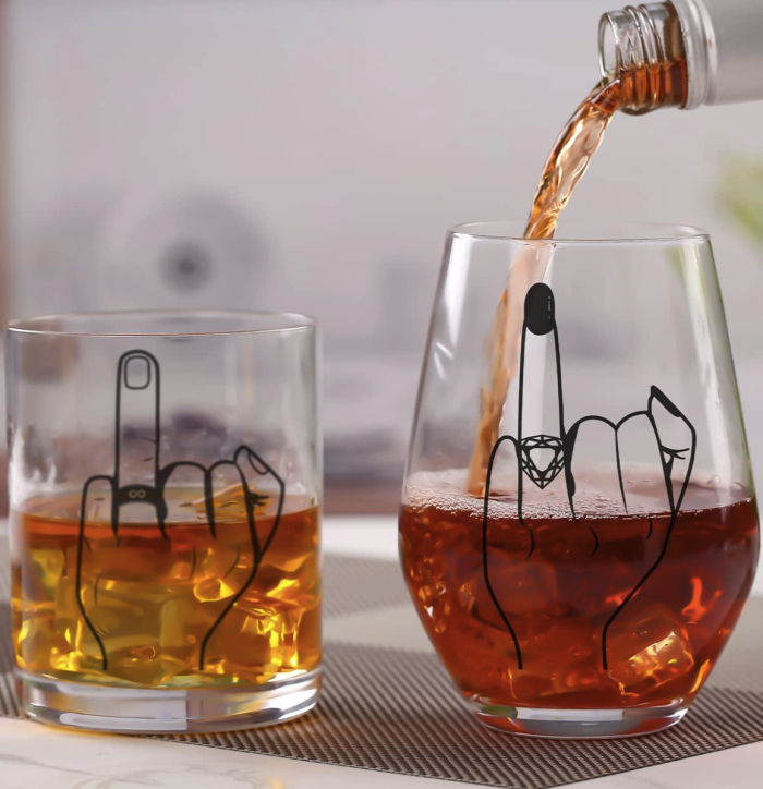 Ring Finger Couples Glasses